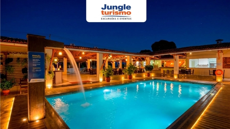 LUAU DA JUNGLE NO HOTEL PIRANGI VILLAGE